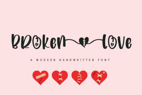 Brokenlove Font - Featured Image