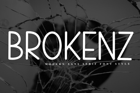 Brokenz Font - Featured Image