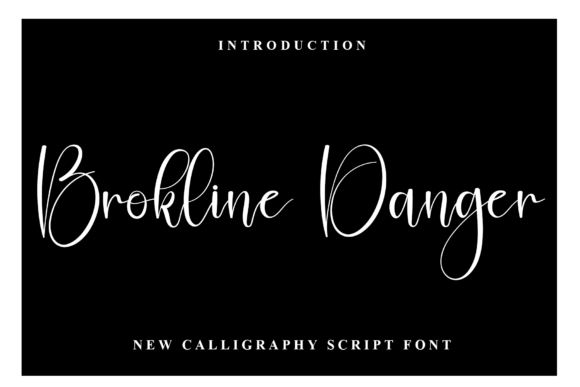 Brokline Danger Font - Featured Image