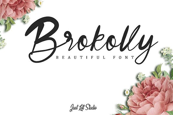 Brokolly Font - Featured Image