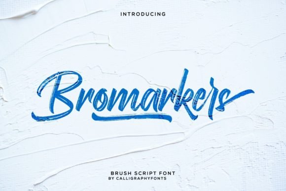 Bromarkers Font - Featured Image