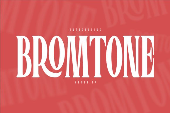 Bromtone Font - Featured Image