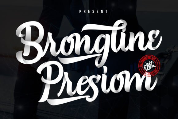 Brongline Presiom Font - Featured Image
