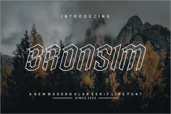 Bronsim Font - Featured Image