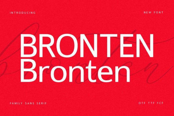 Bronten Font - Featured Image