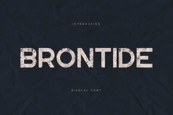 Brontide Font - Featured Image