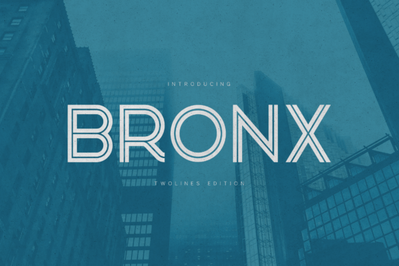 Bronx Twolines Edition Font - Featured Image