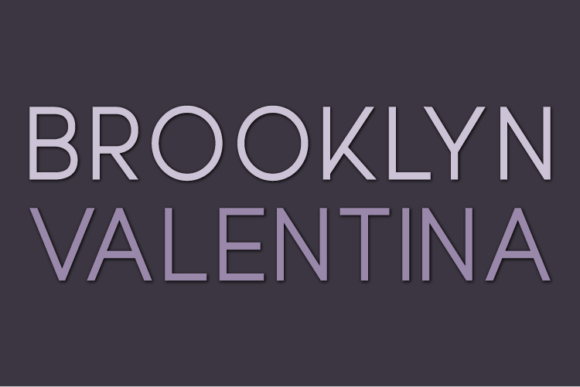 Brooklyn Valentina Font - Featured Image