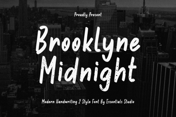 Brooklyne Midnight Font - Featured Image