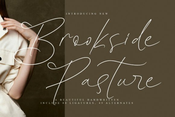 Brookside Pasture Font - Featured Image