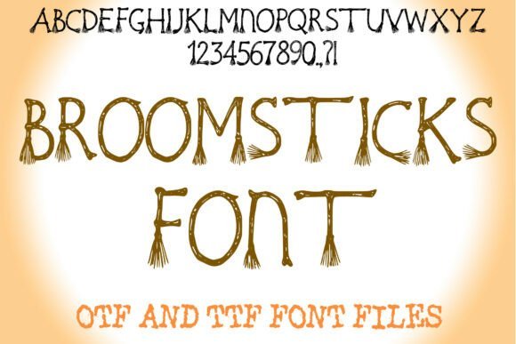 Broomsticks Font - Featured Image