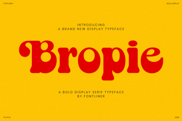 Bropie Font - Featured Image