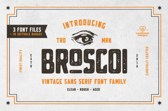 Broscoi Family Font - Featured Image