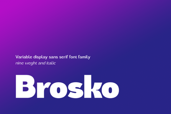 Brosko Font - Featured Image