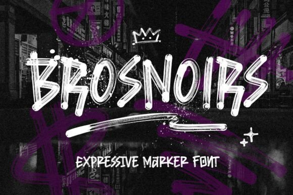 Brosnoirs Font - Featured Image