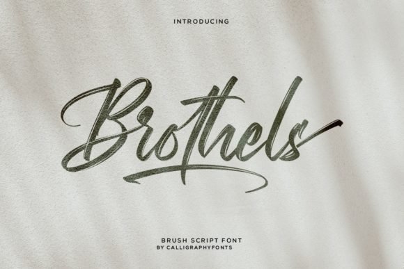 Brothels Font - Featured Image