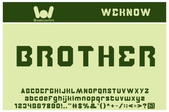 Brother Font - Featured Image