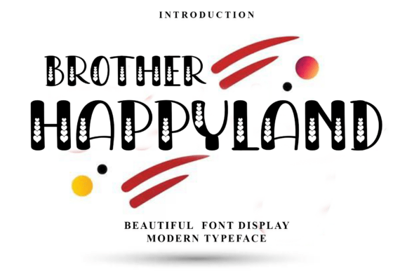 Brother Happyland Font - Featured Image