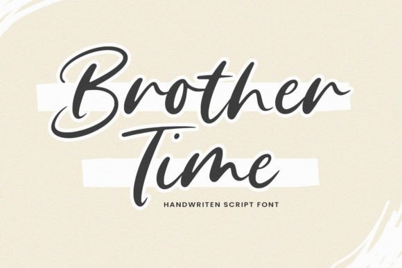 Brother Time Font - Featured Image