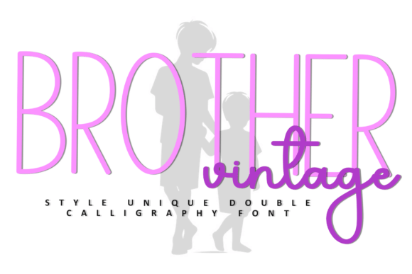 Brother Vintage Font - Featured Image