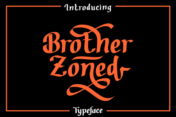 Brother Zoned Font - Featured Image