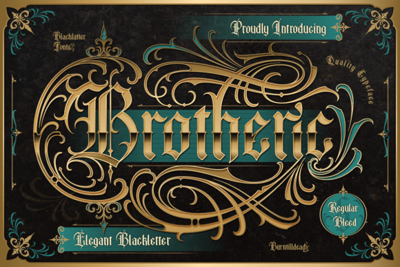 Brotheric Font - Featured Image