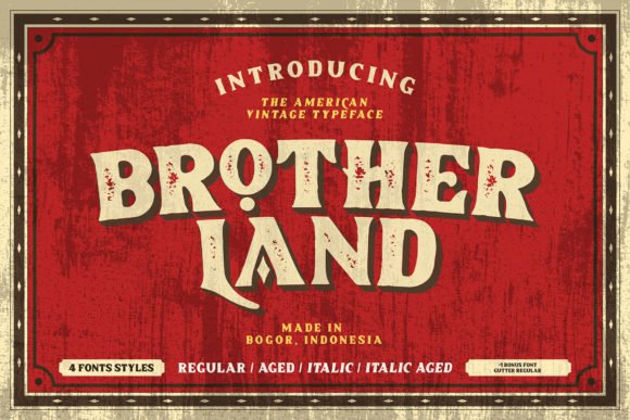 Brotherland Font - Featured Image