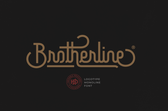 Brotherline Font - Featured Image