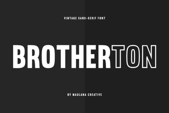 Brotherton Font - Featured Image