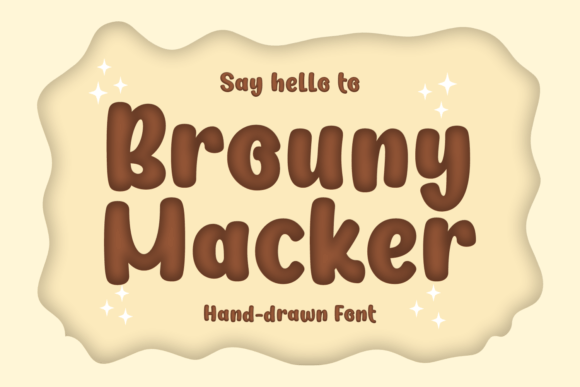 Brouny Macker Font - Featured Image