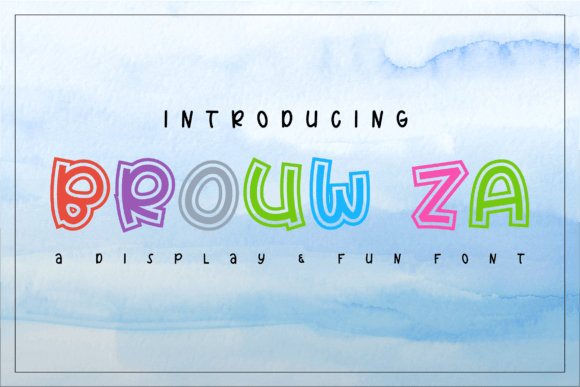 Brouw-za Font - Featured Image