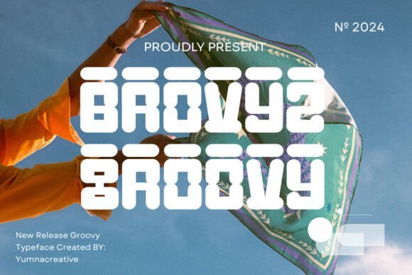 Brovyz Groovy Font - Featured Image