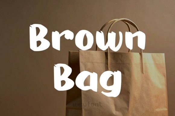 Brown Bag Font - Featured Image