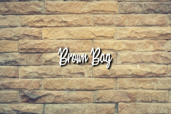 Brown Bag Font - Featured Image
