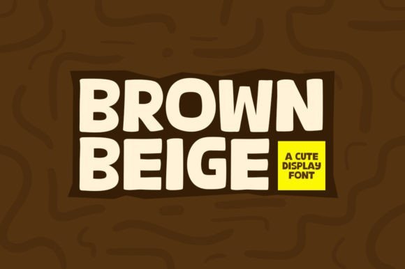 Brown Beige Font - Featured Image