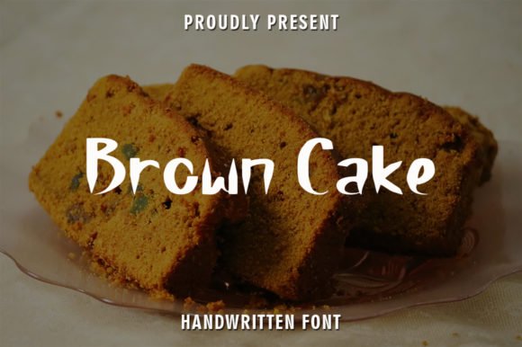 Brown Cake Font - Featured Image