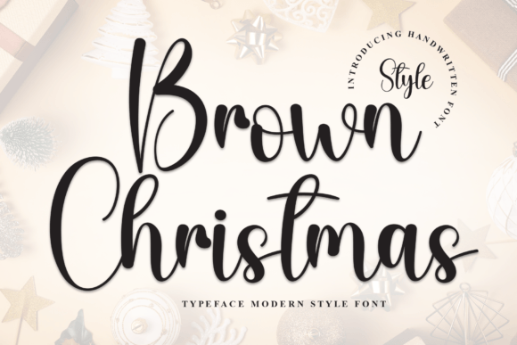 Brown Christmas Font - Featured Image