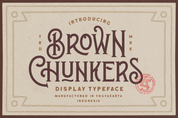 Brown Chunkers Font - Featured Image