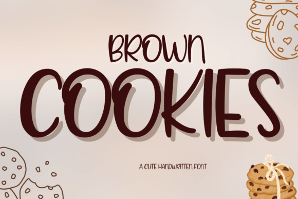 Brown Cookies Font - Featured Image