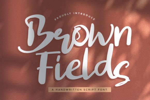 Brown Fields Font - Featured Image