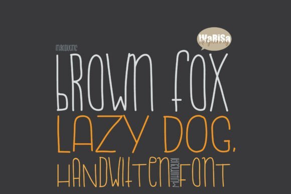 Brown Fox Lazy Dog Font - Featured Image