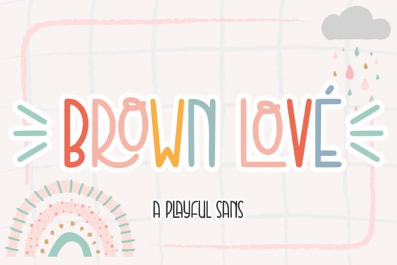 Brown Love Font - Featured Image