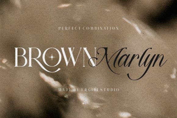 Brown Marlyn Duo Font - Featured Image