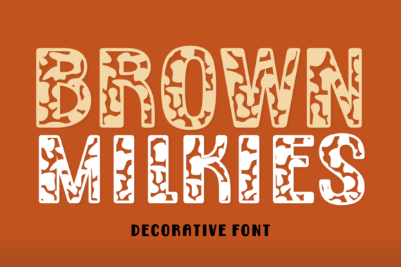 Brown Milkies Font - Featured Image