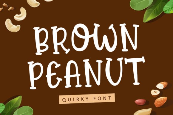 Brown Peanut Font - Featured Image