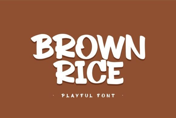 Brown Rice Font - Featured Image