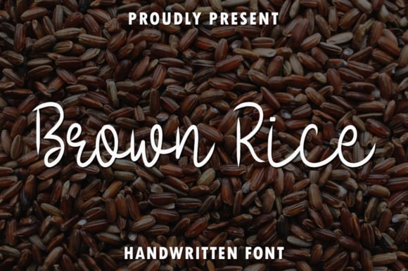 Brown Rice Font - Featured Image