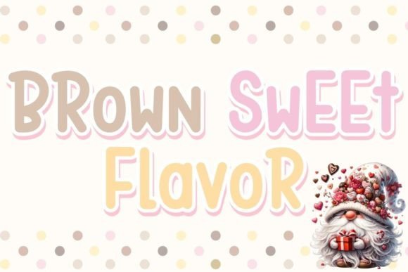 Brown Sweet Flavor Font - Featured Image