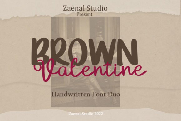 Brown Valentine Font - Featured Image