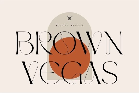 Brown Vegas Font - Featured Image